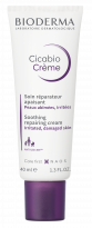 BIODERMA product photo, Cicabio Creme 40ml, repair cream for irritated skin